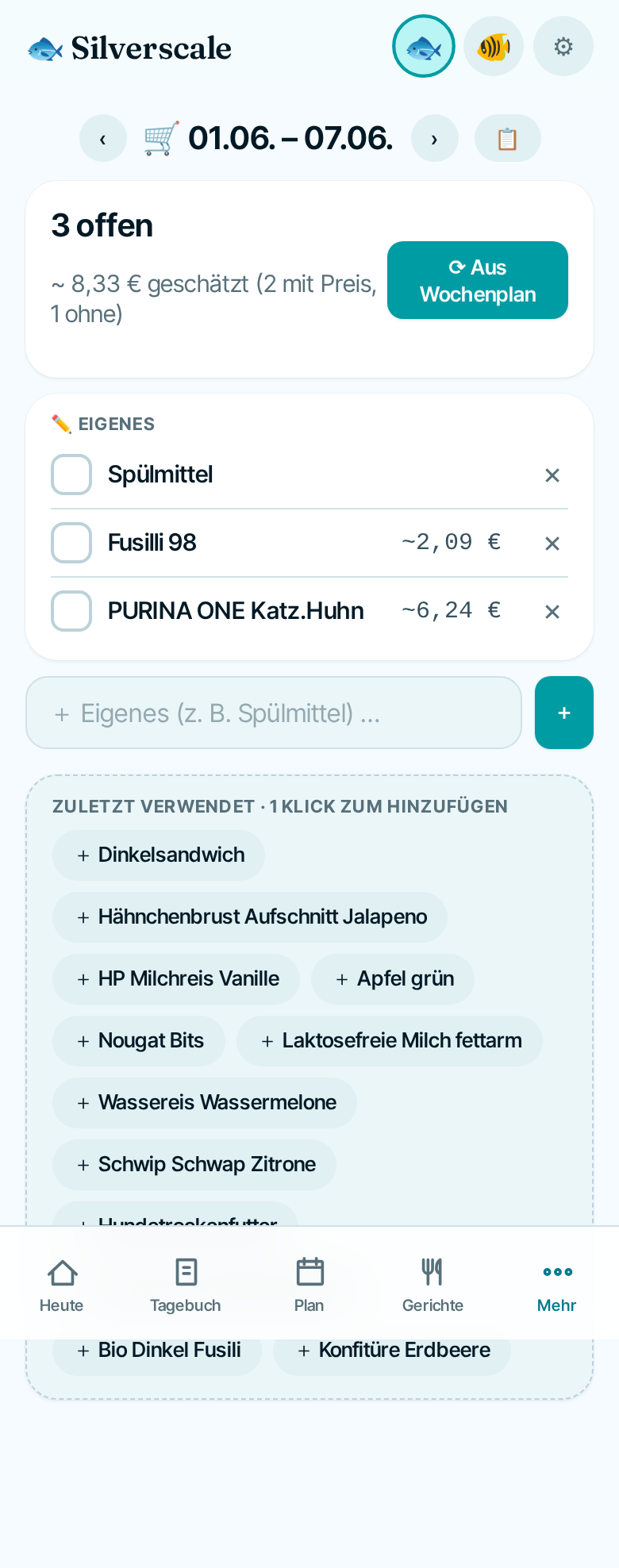 Einkaufsliste