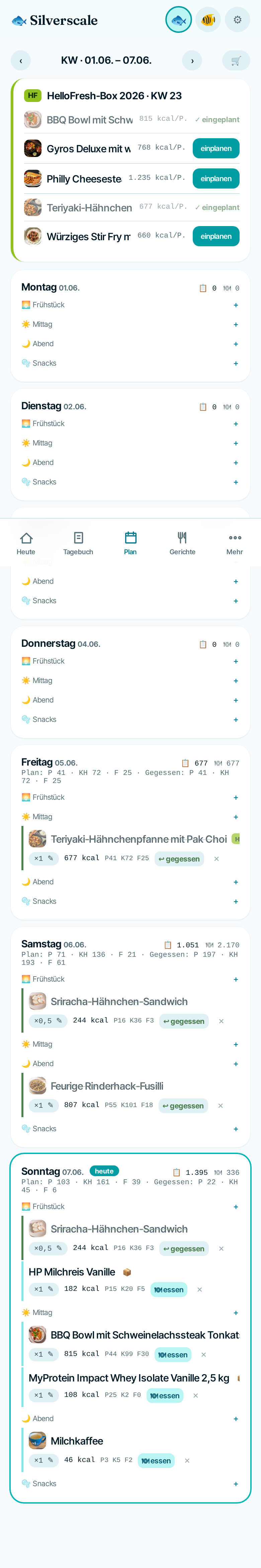 Wochenplan